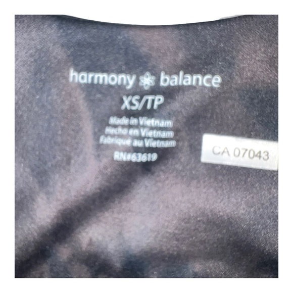 NEW Harmony Balance Grey Tie Dye Sports Bra, Gym Workouts, Yoga Women’s Size XS - Picture 2 of 6